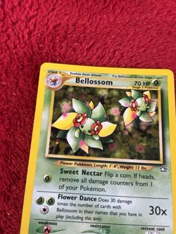 Bellossom 3/111 Neo Genesis Holo Wotc Pokemon Card Played - Image 3
