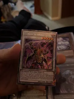 Yu-Gi-Oh! Legendary Six Samurai Shi en RA03-EN250 Platinum Secret Rare Card - Image 1