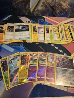 COSMIC ECLIPSE MINI BULK LOT 68 CARDS TOTAL-7 Reverse Holos-5 Non Holo Rares - Image 2