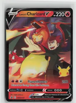 Lance's Charizard V - SWSH133 Pokemon SWSH: Sword & Shield Promo Cards Promo NM - Image 1