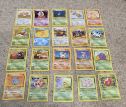 Vintage Pokemon WOTC Bundle - 20 Card Lot - Base/Jungle/Fossil - No Duplicates - Image 1