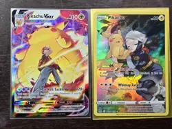 Pokemon Cards Lot (Trainger Gallery TG05/30 TG17/30 Pikachu & Pikachu Vmax Red) - Image 1