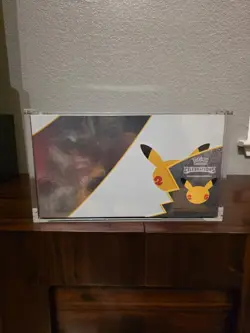 Acrylic Clear Case For Pokemon Trading Cards Celebrations UPC - Image 1