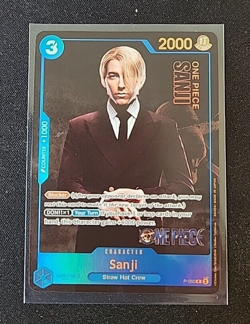 SANJI P-050, 2024 ONE PIECE CARD GAME, LIVE ACTION PREMIUM COLLECTION FOIL - Image 1