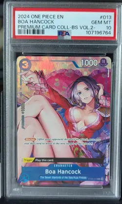 PSA10 Premium Card Coll. Beat Selection Volume 2 ST03-013 Boa Hancock - Image 1