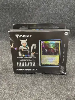 MTG: FF XIV Commander Deck Scions & Spellcraft, Sealed, Dented AS-IS No Returns - Image 1