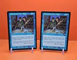 🔵🔵🔵 (2) 2000 MAGIC THE GATHERING NEMESIS ACCUMULATED KNOWLEDGE UNPLAYED🔵🔵🔵 - Image 1