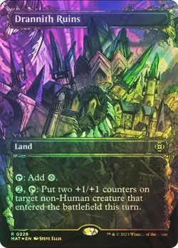 MTG DRANNITH RUINS HALO FOIL March of the Machine: The Aftermath NM - Image 1