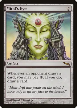 Mind's Eye - Foil Mirrodin MP MTG - Image 1