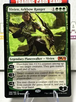 MTG Vivien, Arkbow Ranger Core Set 2020 199/280 Regular Mythic - Image 1