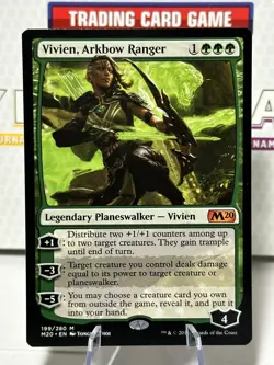 MTG Vivien, Arkbow Ranger Core Set 2020 199/280 Regular Mythic - Image 2