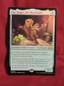 x1 Syr Ginger, the Meal Ender - Foil - Wilds of Eldraine - NM - MTG - Image 3