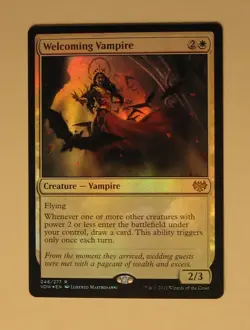 MTG Welcoming Vampire VOW 046/277 R FOIL - Image 1