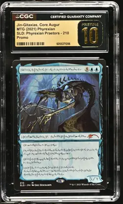 JIN-GITAXIAS, CORE AUGUR *Phyrexian* Secret Lair Mythic CGC Pristine 10 MTG EDH - Image 1