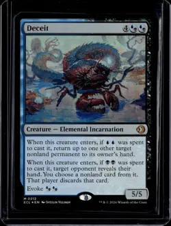 Deceit - 212 - Foil - ECL - NM - MTG Magic the Gathering - Image 1