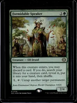 Formidable Speaker - 176 - Foil - ECL - NM - MTG Magic the Gathering - Image 1