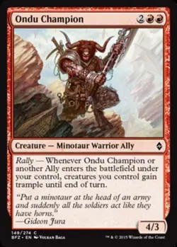Ondu Champion NM, English MTG Battle for Zendikar - Image 1