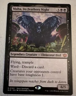 maha its feathers night BLB 0100 Non-foil Near-mint - Image 1