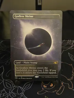 Godless Shrine (Borderless) Unfinity Non-Foil Regular MTG - Image 1