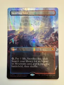 MTG Scalding Tarn Borderless Dragonscale Foil Special Guest NM #0117 - Image 1
