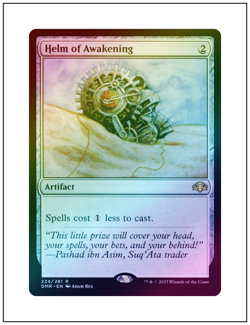 1x Helm of Awakening, Foil, Magic the Gathering MTG NM - Image 1