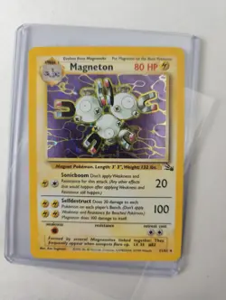 Pokemon TCG Magneton Base Set 9/102 Holo Rare WOTC - Image 3