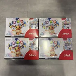 Pokemon TCG Prismatic Evolutions ETB with Booster Bundle Costco 2-Pack Sealed - Image 2