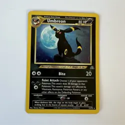 Umbreon 13/75 Neo Discovery Holo Rare 80 HP The Pokemon Company - Image 1