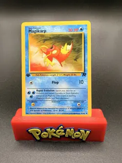 Pokemon TCG 2000 Team Rocket First Edition Magikarp #47/82 NM MINT - Image 1