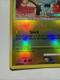 Pokemon Shinx LV. 7 98/130 MP Reverse Holo Diamond & Pearl - Image 3