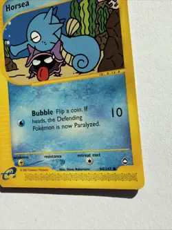 Horsea 84/147 Aquapolis MP 2003 TCG Pokemon WOTC - Image 4