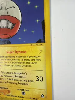 Electrode 8/147 Aquapolis Pokemon Regular NM/LP Rare Vintage Non Holo - Image 5