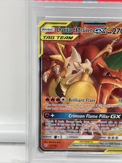2019 Pokemon Sun & Moon Charizard Braixen GX Cosmic Eclipse #22/236 PSA 10 - Image 5
