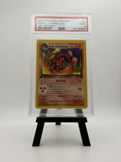 PSA 9 MINT 2000 Pokemon Game 1st Edition Rocket Dark Charmeleon 32 - Image 1