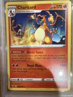 2020 POKEMON SWSH CHARIZARD VIVID VOLTAGE - PSA 9 - #025 - Image 2