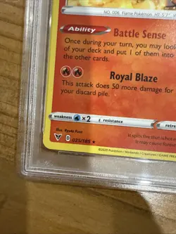 2020 POKEMON SWSH CHARIZARD VIVID VOLTAGE - PSA 9 - #025 - Image 5