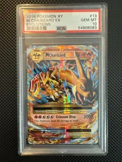 2016 Pokemon XY Evolutions PSA 10 Charizard EX #12 / M Charizard #13 - Image 4
