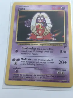 Pokemon TCG Jynx Base Set 2 Unlimited Uncommon LP Condition Vintage - Image 1