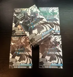 Pokemon Scarlet & Violet Black Bolt Booster Bundle x5 - 30 Packs - Sealed - Image 1