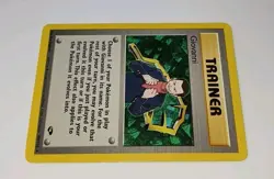 Vintage GIOVANNI Rare (Non Holo) 104/132 Gym Challenge Pokemon NM 🌟 Sugimori - Image 4