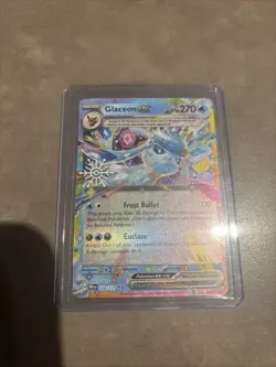 Pokemon TCG Glaceon EX Prismatic Evolutions 026/131 Holiday Promo NM or Better ✅ - Image 2