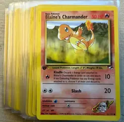 Gym Heroes - Complete Commons- 1st edition NM/LP - Pokemon TCG WOTC - Image 1