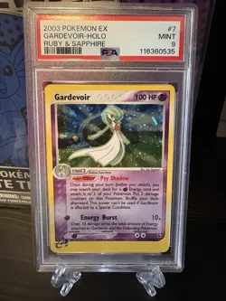 PSA 9 2003 POKEMON EX RUBY & SAPPHIRE #7 GARDEVOIR-HOLO - Image 1