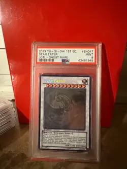 Yu-Gi-Oh! - Star Eater - Ghost Rare - 1st Edition - PSA 9 MINT - Image 1