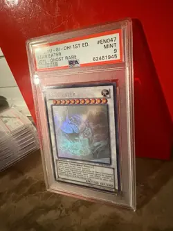 Yu-Gi-Oh! - Star Eater - Ghost Rare - 1st Edition - PSA 9 MINT - Image 2
