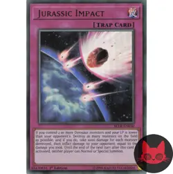 Yugioh Jurassic Impact BLLR-EN030 Ultra Rare 1st Edition NM - Image 1