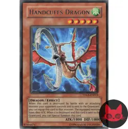 Yugioh Handcuffs Dragon TDGS-EN013 Rare NM - Image 1
