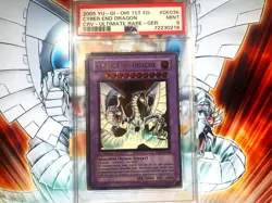 Yugioh Cyber End-Drache Ultimate Rare 1. Auflage CRV-DE036 PSA 9 Mint 💎 - Image 2
