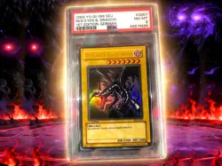 Yugioh - Rotaugiger Blauer Drache 1. Auflage Ultra Rare SDJ-G001 PSA 8 💎 - Image 1