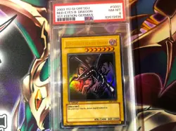 Yugioh - Rotaugiger Blauer Drache 1. Auflage Ultra Rare SDJ-G001 PSA 8 💎 - Image 2